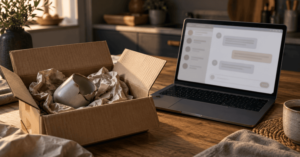 Webshoppen afviser din reklamation: gem ordren og chatten