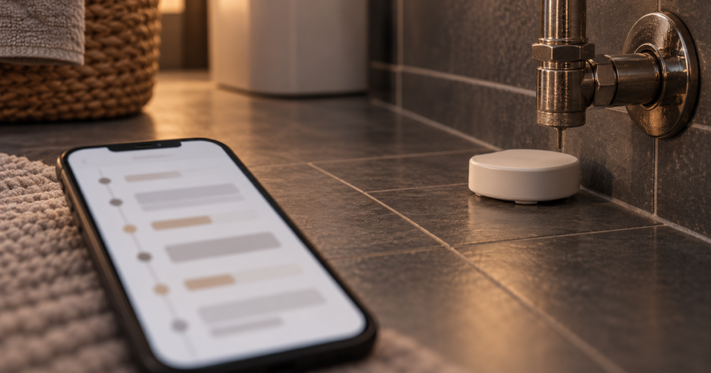 Data fra vandsensor, alarm og smart home: hvornår skete skaden?